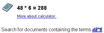 calc multiply google